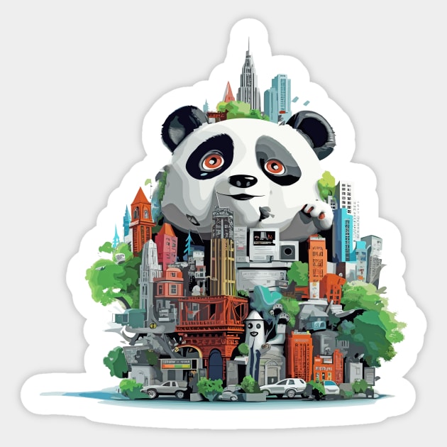 Giant Panda Animal Beauty Nature Wildlife Discovery Sticker by Cubebox